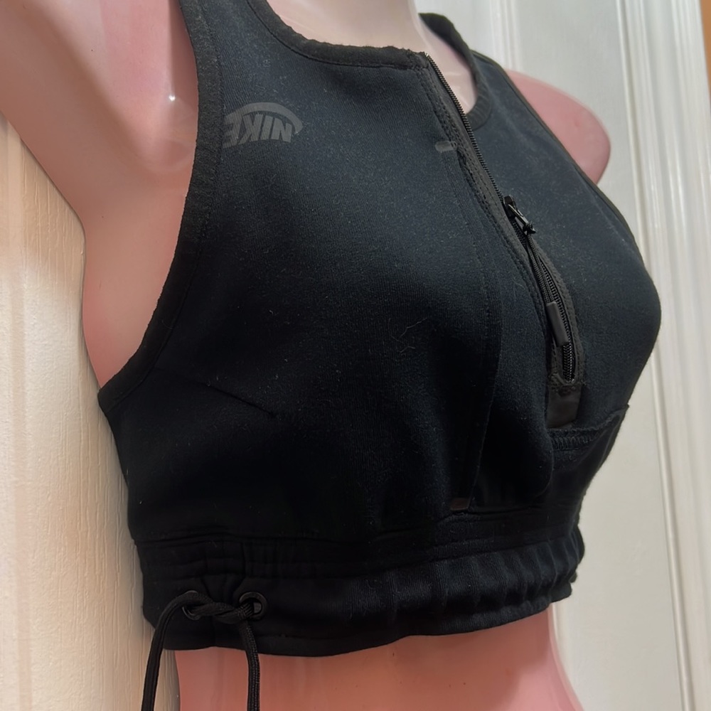 Nike Tech Fleece Half Zip Sports Bra